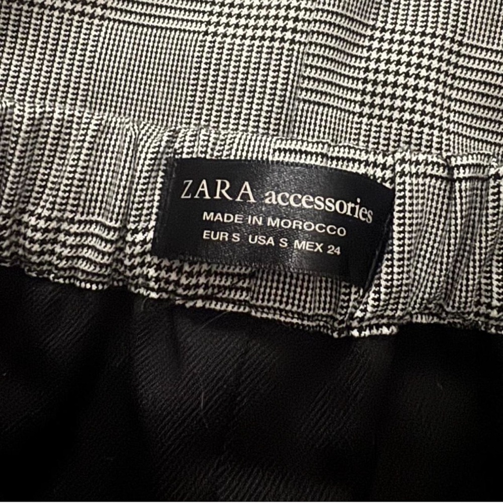 Zara Plaid Strapless Top - Picture 8 of 8